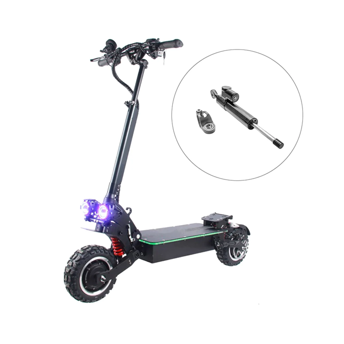 

Регулируемый демпфер рулевого управления для Dualtron Thunder DT3 Zero 10X, стабилизатор электрических скутеров, Демпферы, аксессуары, синий