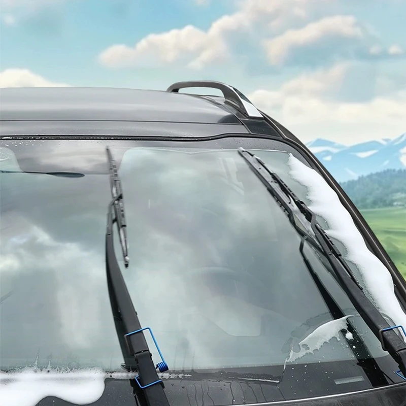 2Pcs Car Wiper Blade Booster Spring – Universal Alloy Windshield Wiper Enhancement Strip for Better Contact & Clear View