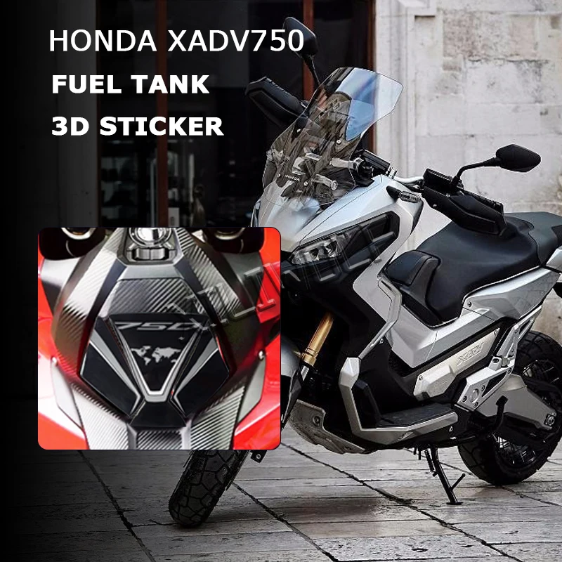 

3D наклейки для топливного бака Honda XADV-750 XADV750, протектор для крышки газового бака, декоративные наклейки, аксессуары XADV 750, аксессуары