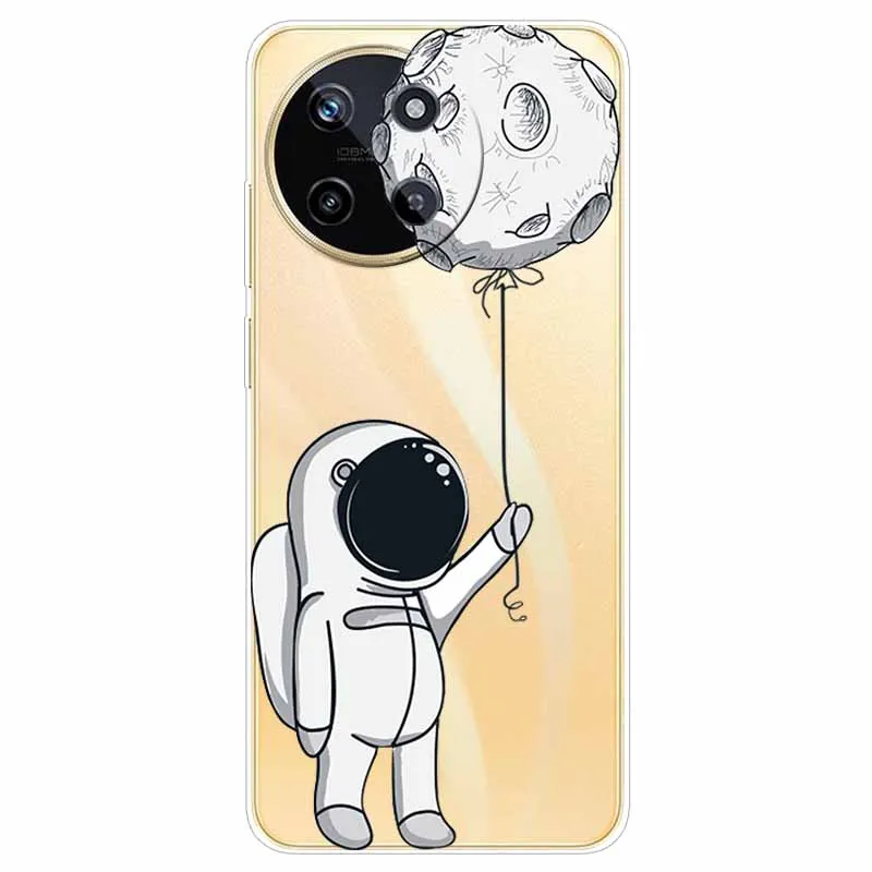 Transparent Cute Soft Silicone TPU Phone Case - Clear Protective Cover