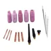 17Pcs TIG Welding Torch Gas Lens Collets Body Accessories for WP-17/18/26 4