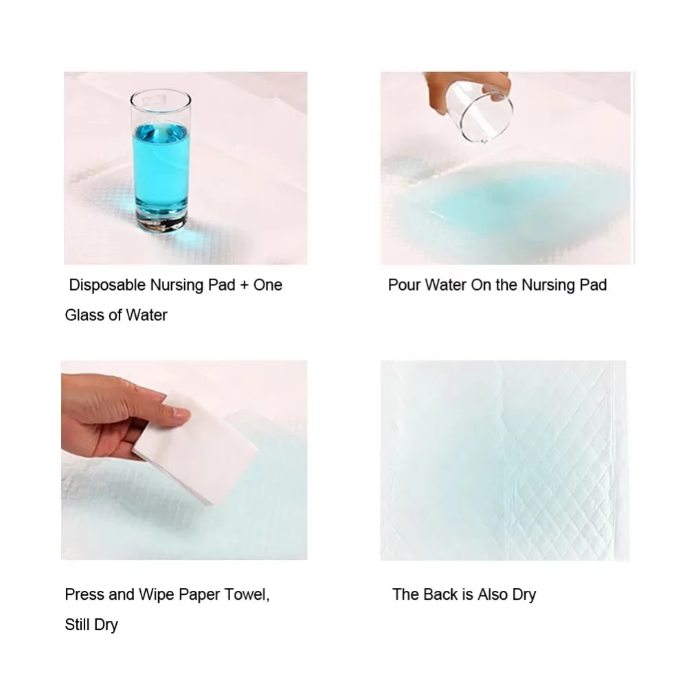 4Pcs Disposable Adult Care Nursing Pad Diaper Maternal Sanitary Mattress Baby Care Soft Comfortable Light Diaper 80x150cm(4Pcs ) 5