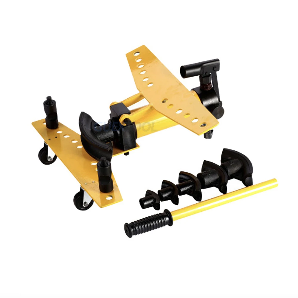 SWG-1 Hydraulic Pipe Bending Machine One-piece Galvanized Pipe Iron Steel Bending Tool Manual Machine