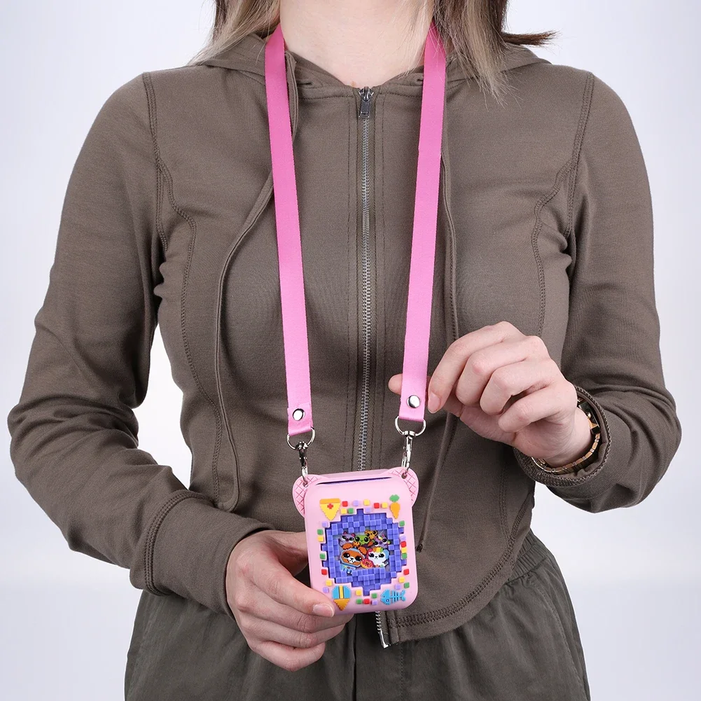 For Bitzee Digital Pet Interactive Virtual Toy Silicone Cover Protective Case Shockproof Protective Storage Holder for Bitzee