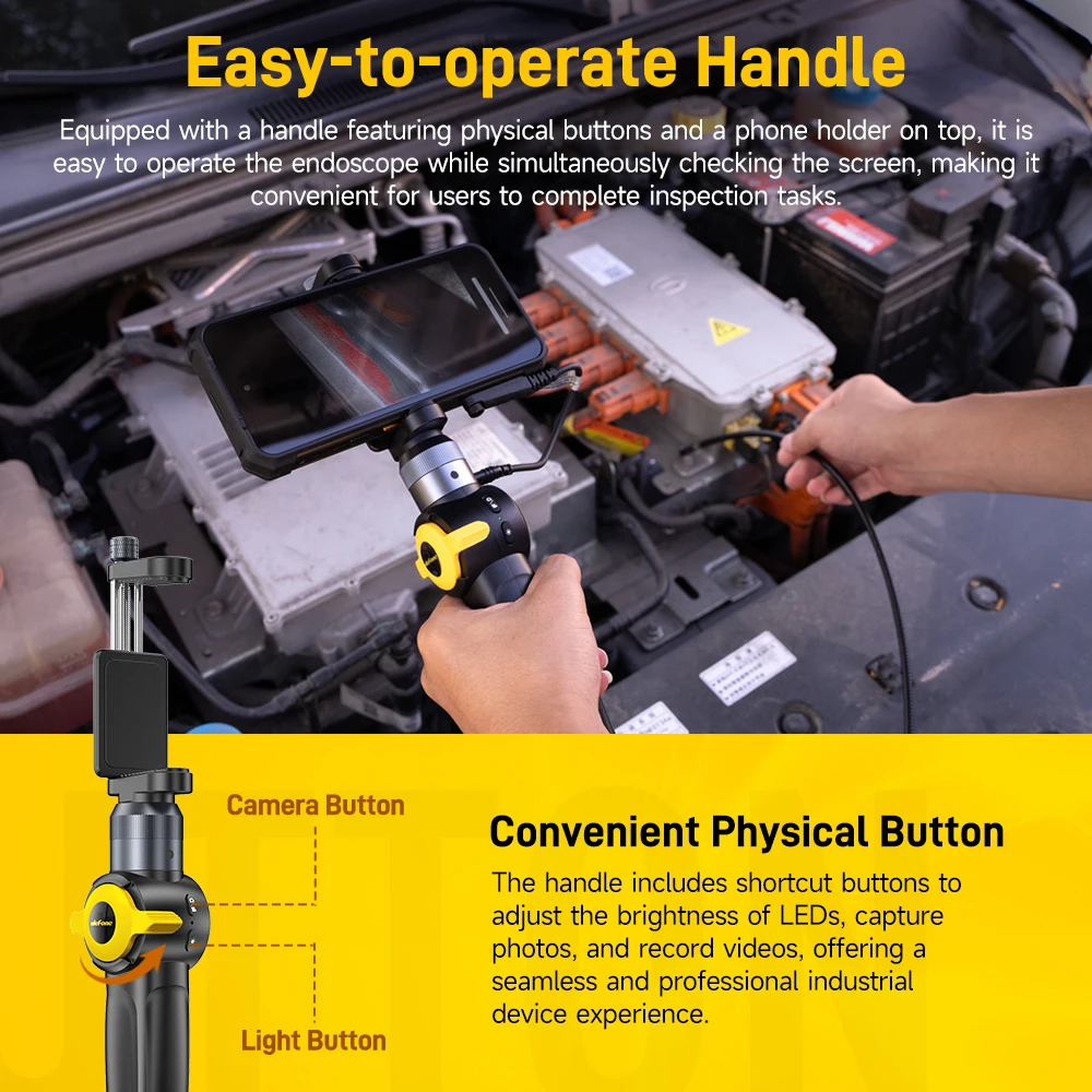 Ulefone Two-way 180° Rotating Waterproof Endoscope/For ARMOR 24/Power Armor 19 Series,/Power Armor 18 Series