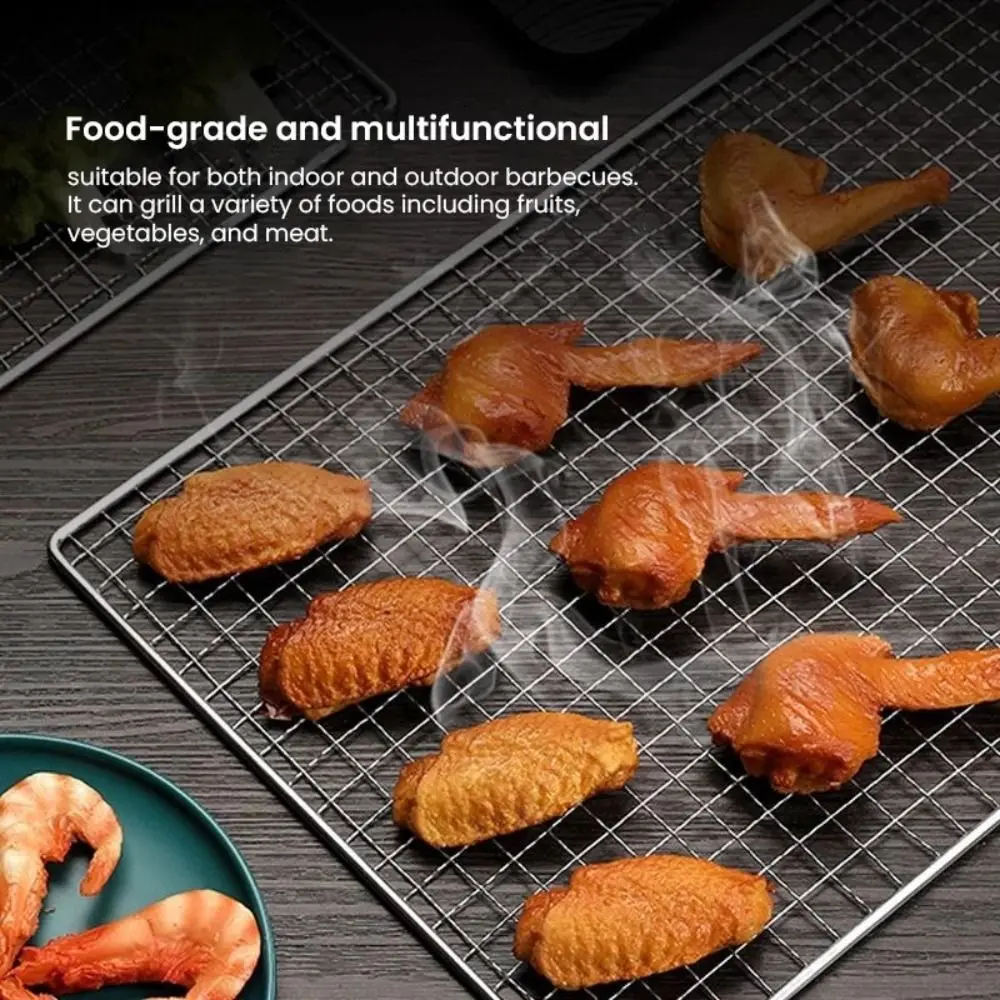 Stainless Steel Nonstick BBQ Grill Rack Grids for Outdoor Cooking