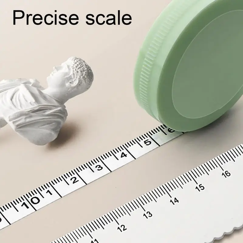 Portable Retractable Tape 200cm mini Measure for Body Fabric Sewing Tailor Cloth Measure Waist tape measure measuring tape measuring ruler