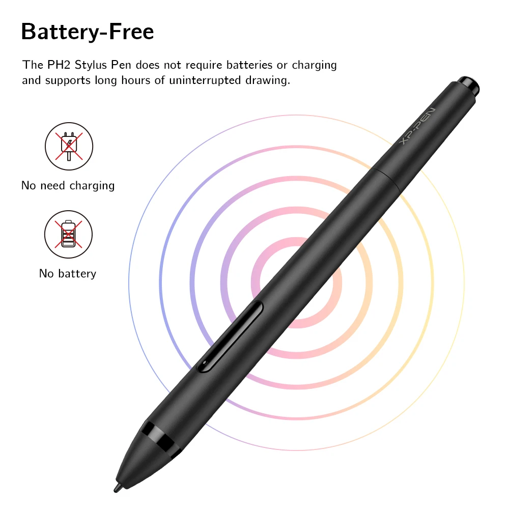 XP-Pen PH02 Power Stylus 8192 Pressure Only for Drawing Tablet