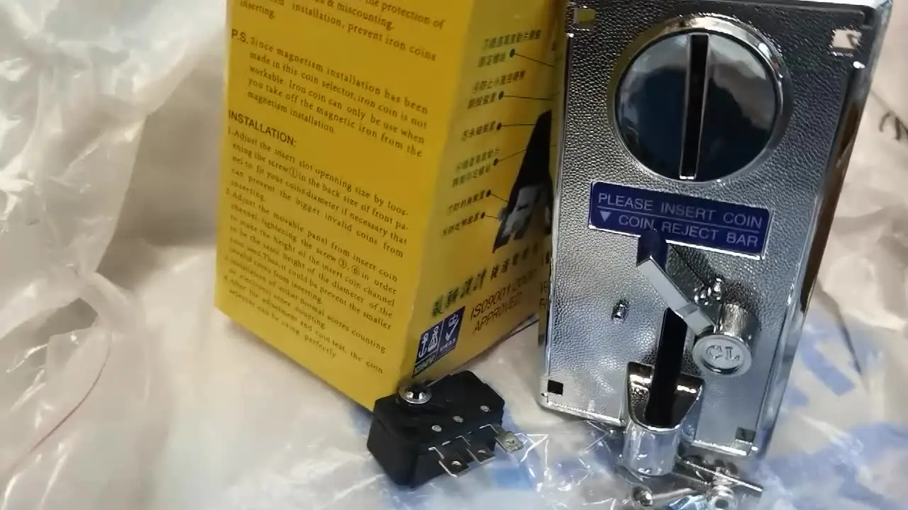 클 메커니컬 코인 액서포터 제로 데일레이 어카이드 게임 토큰 선택기 3핀 나이프 마이크로 스위치 벤틀링 머신 네오지오 MVS 피널볼