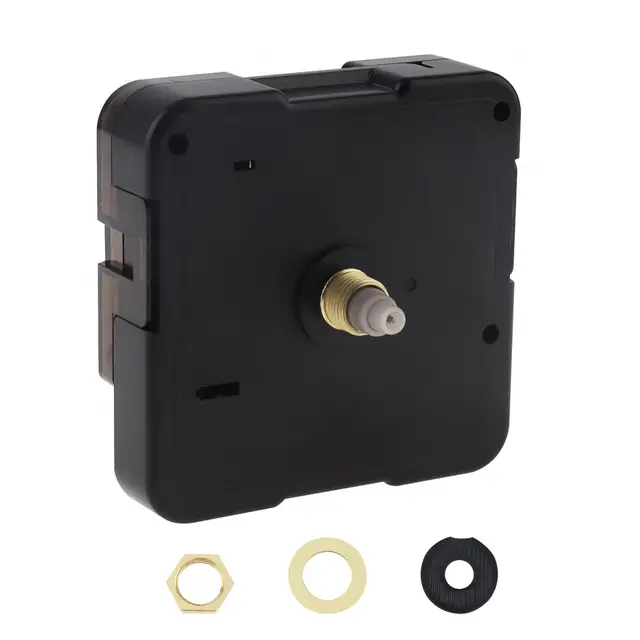 Kit Movimento Orologio Al Quarzo Ultra Silenzioso Nero - Con Lancette Tagliabili Per Fai Da Te - Foto 6