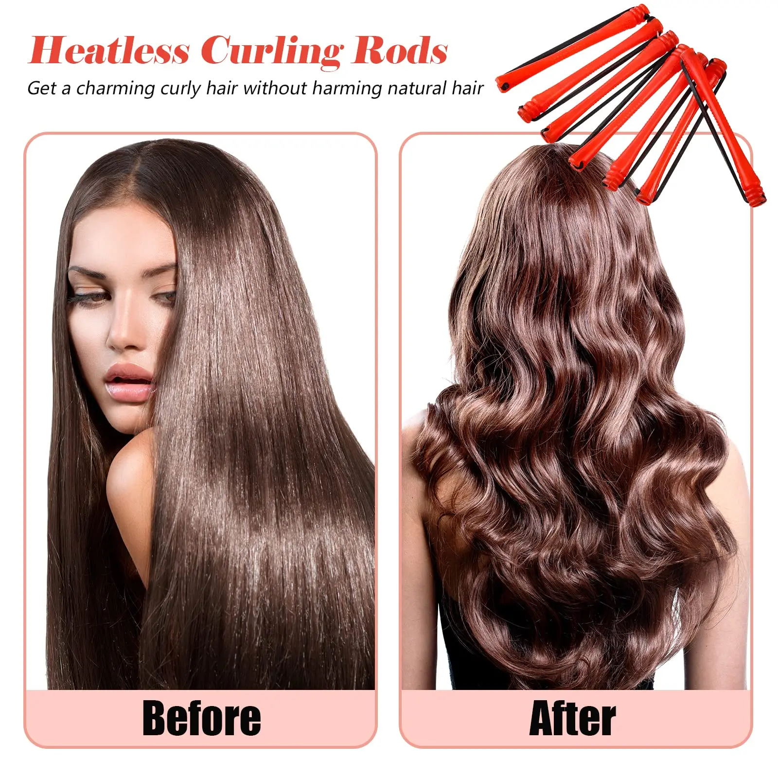 Hair Roller Curlers Pack of 60 Long Short Wavy Curly Hairdressing Portable Home Salon Fashion Hairstyling Supplies Girls hair styling tool hair curling tools