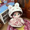 Baby Clothes Cotton Doll 20cm Plush Doll Strawberry Rabbit Clothes Interchangeable Baby Clothes Set Skirt Birthday Gift 2