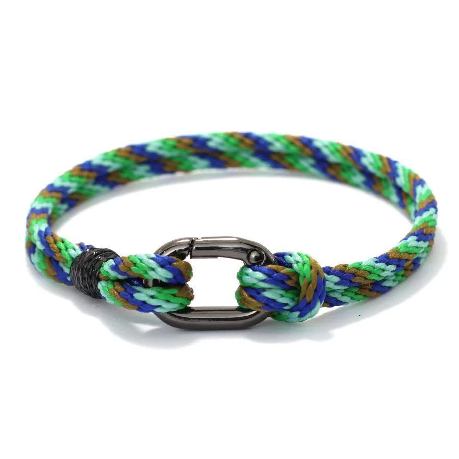 Handmade Rope Bracelet for Men with Detachable Buckle