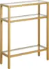 22" Wide Rectangular Console Table in Brass, Entryway Table, Accent Table for Living Room, Hallway 1