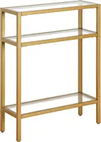 22" Wide Rectangular Console Table in Brass, Entryway Table, Accent Table for Living Room, Hallway 1