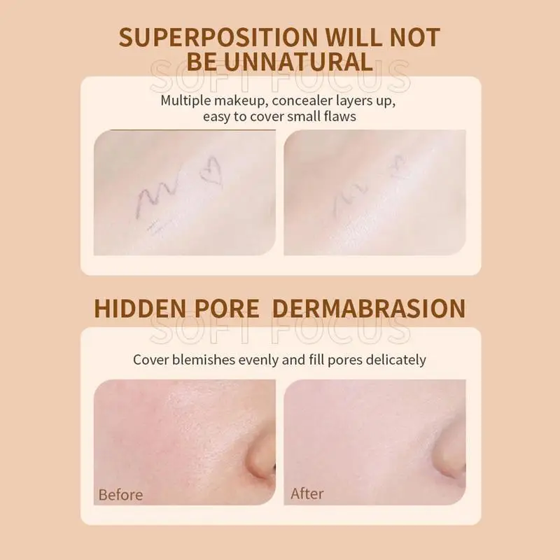 BB Cream With SPF Moisturizing Sunscreen SPF 50 Color Correcting Long-lasting Full Coverage Foundation 1.06oz bb cream