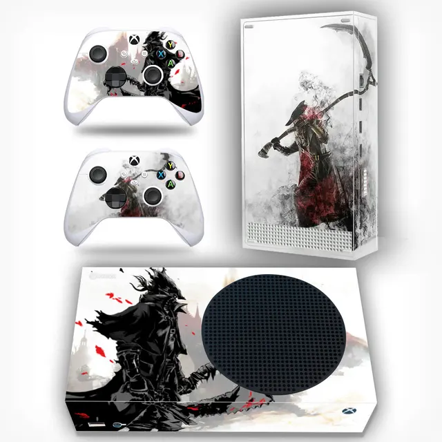 PlayVital Adesivo Skin per Xbox Series S Console&Controller Sticker Decal Cover Vinile per Xbox Series S-Galassia Arancione