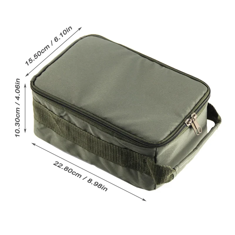 Waterproof Fishing Tackle Bag with 3 Adjustable Dividers