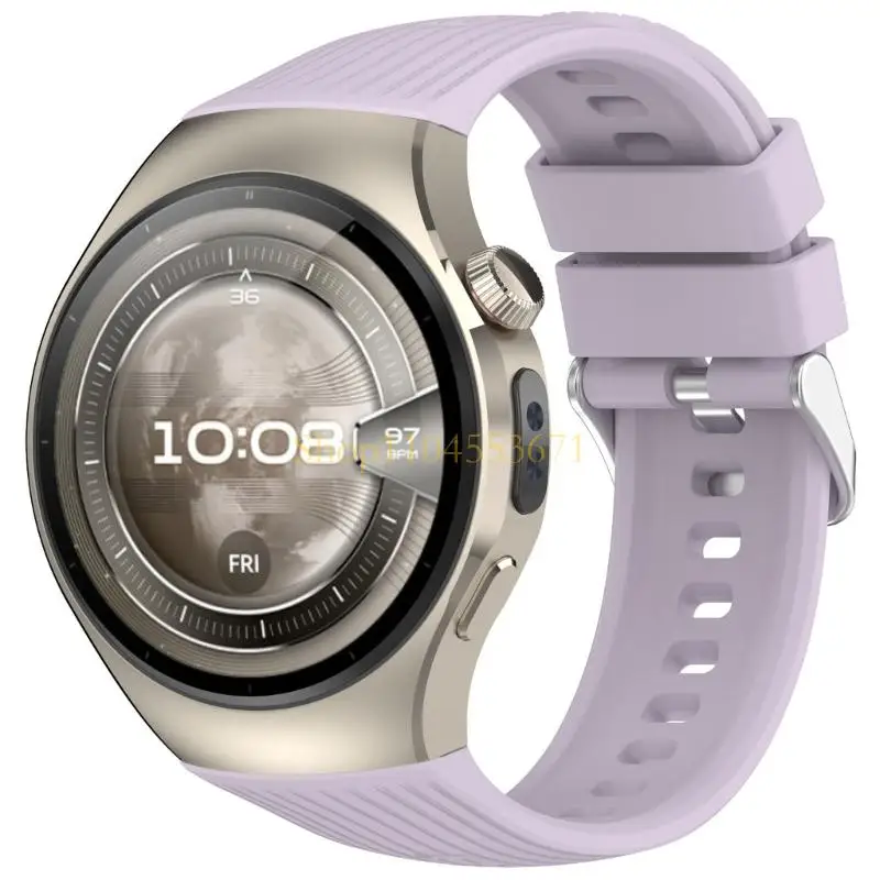 베스트 셀러 42mm 46mm 편안한 스포츠 팔찌 팔찌 벨트 태양 방지 소재 미끄럼 방지 질감 긴 착용 5