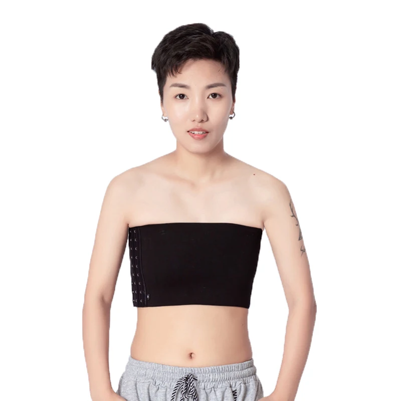 Strengthen Bandage Strapless Chest Binder Flat Breast Shaper Vest