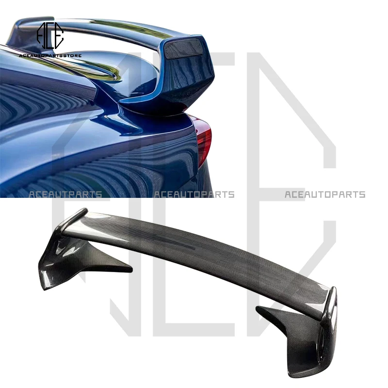 

For TOYOTA SUPRA A90 ST Style Carbon Fiber Rear Roof Spoiler Wing Trunk Lip Auto Tuning Car Parts 2019 2020 2021