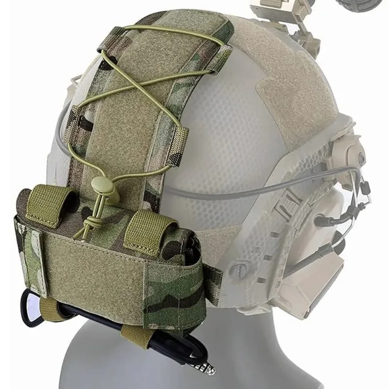 Custodia per batteria Casco tattico MK1 Custodia per contrappeso Casco NVG Batteria per bilanciamento Borsa per pesi Accessori per caschi
