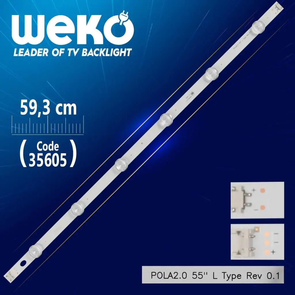 Per Lg Innotek Pola2.0 55 L-Type Rev 0.1 - 6 Ledli (Wk-306)