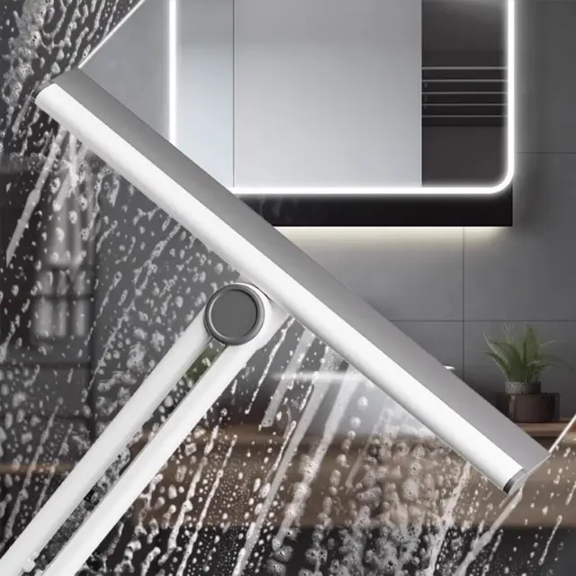 Silicone Scraper Washing Wiper Shower Squeegee Glass Clean Floor Window Glas Cleaning Tool Water Wall Glass Wiper Household 4