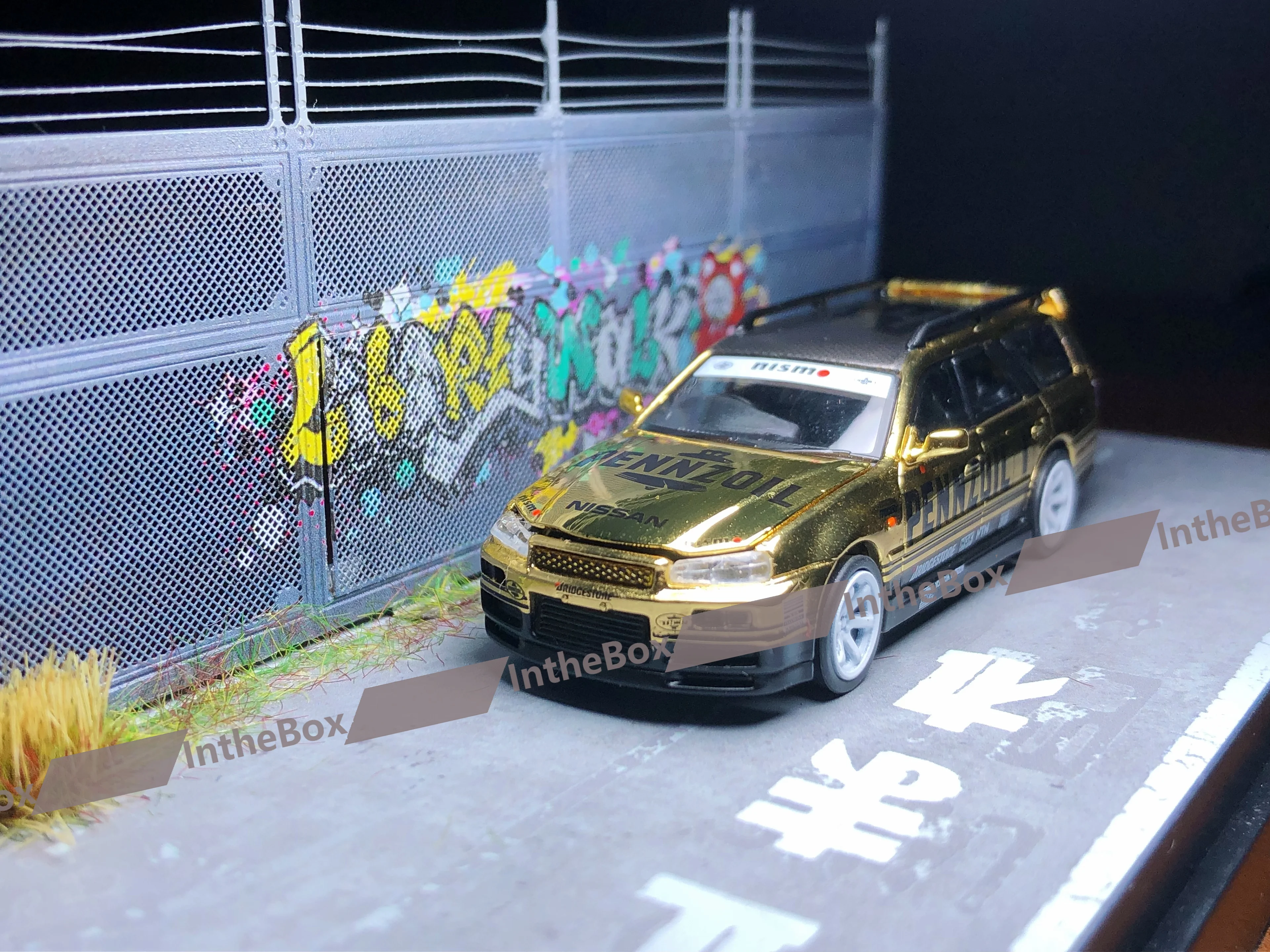 

Коллекционная модель автомобиля poworks 1/64 Stagea R34 Wagon, лимитированная коллекция, хобби-игрушки
