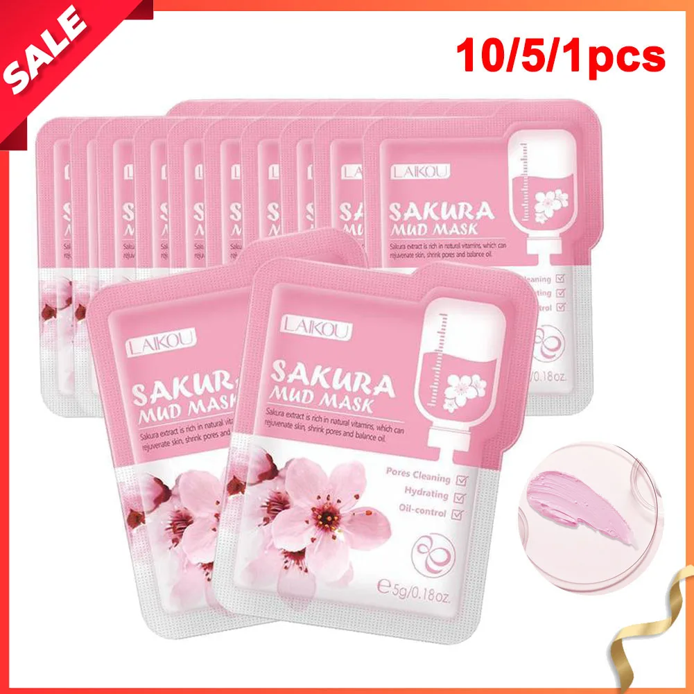 Sakura Brightening & Hydrating Clay Face Mask - Anti-Wrinkle Skincare