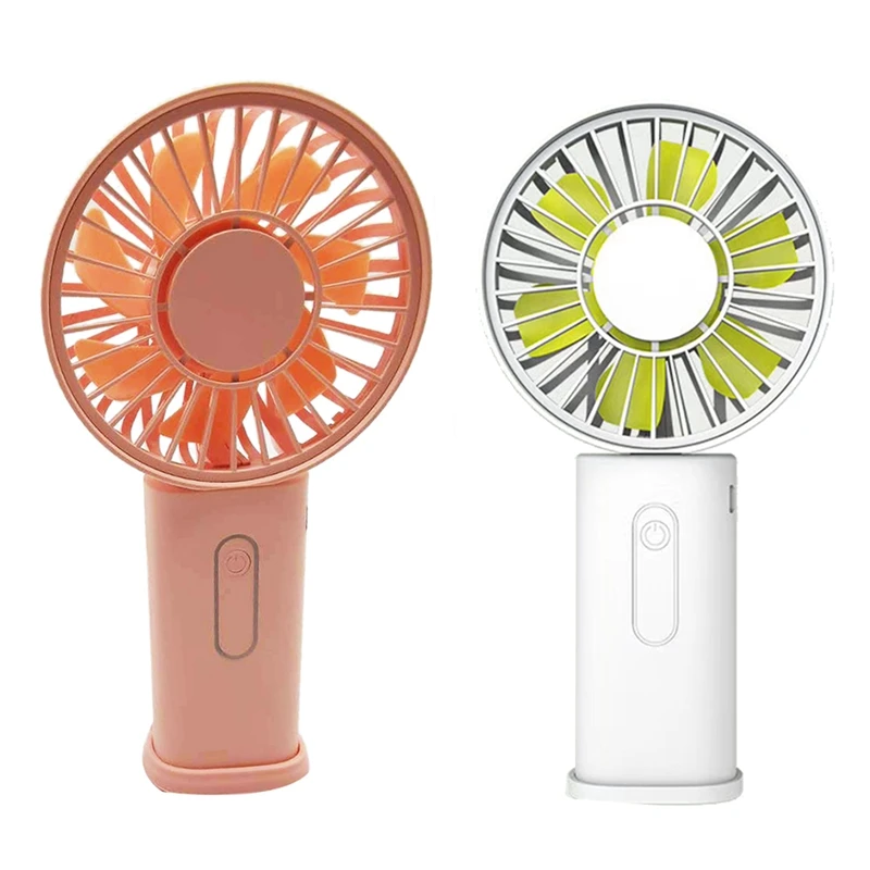 

Portable Fans Handheld USB Rechargeable Fan Desktop Air Cooler Outdoor Fan Cooling Travel Hand Fans 1200MAH