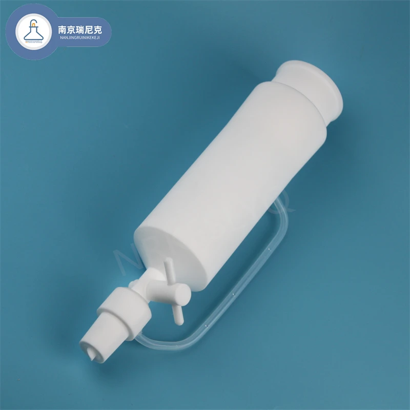 불화 수소산 내성, 고온 내성 PTFE 항압 분리 깔때기, 실험실 추출, 100ml