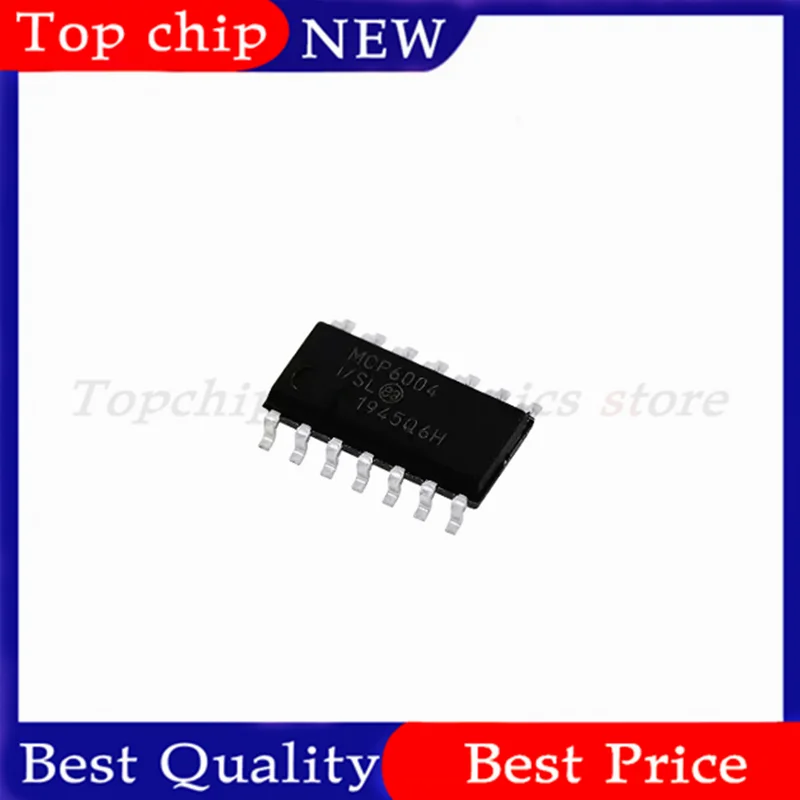 

10 шт MCP6004-I/SL SOP-14 MCP6004-I SOP MCP6004 SMD MCP604-I/SL MCP604