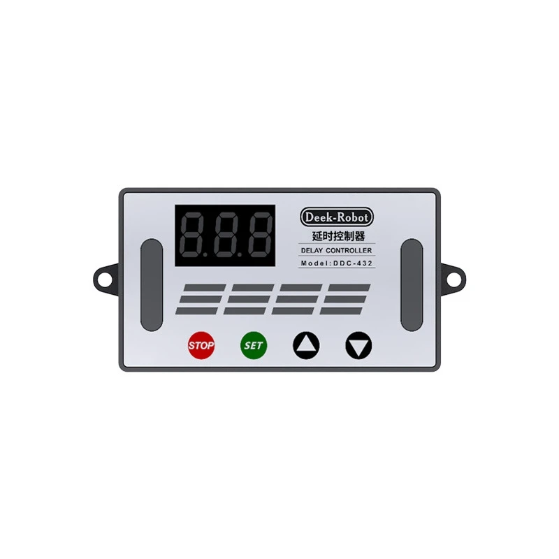 

Deek-Robot DDC-432 Dual MOS LED Digital Delay Controller Time Delay Relay Trigger Cycle Timer Delay Switch Timing Control Module