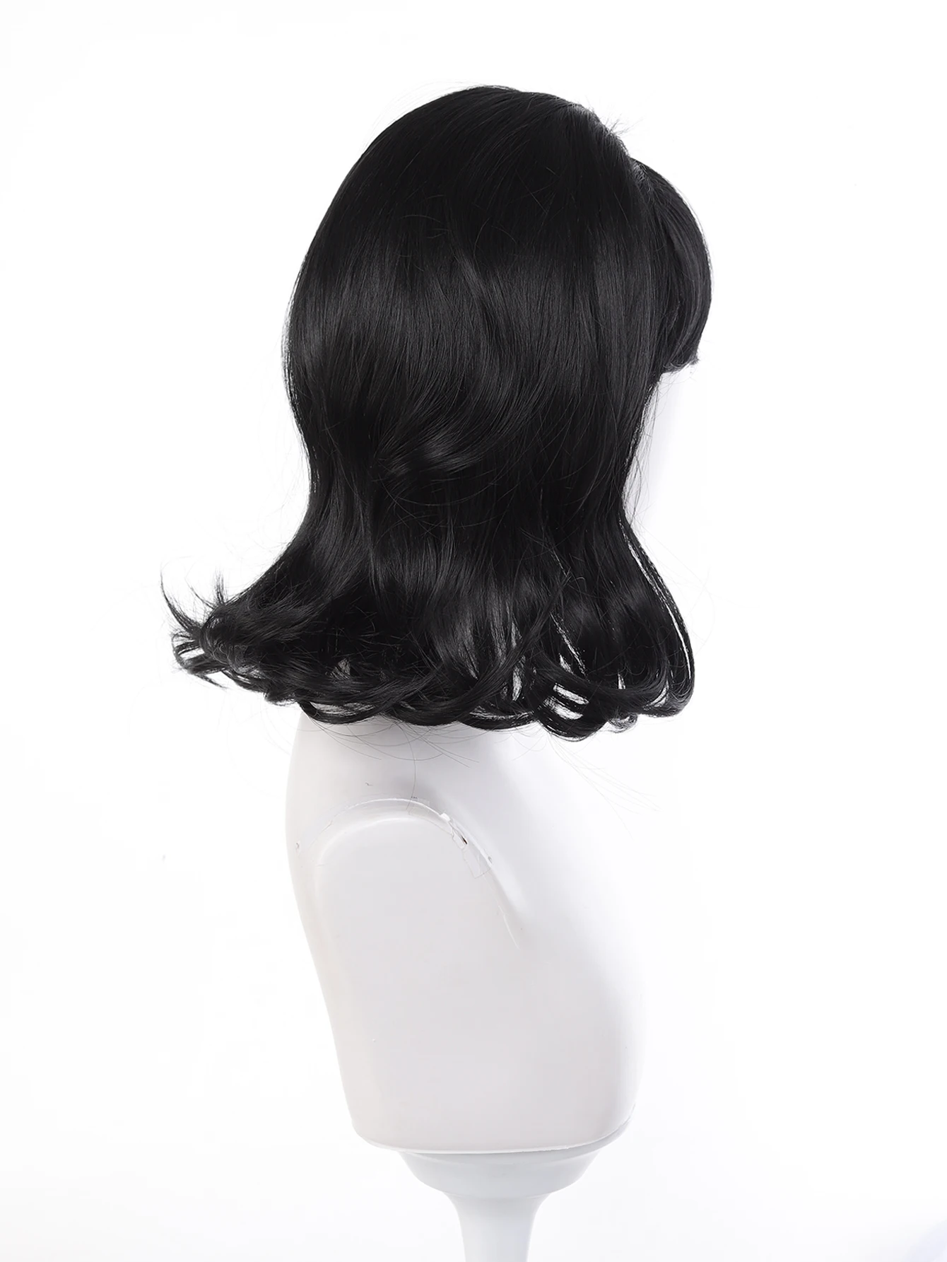 Synthetic Black Short Straight Wig For Women
