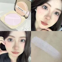 PinkyFocus Light Cloud Soft Facial powder Mist Face Natural Makeup Setting Brightening Waterproof Makeup Holding Honey powder 1