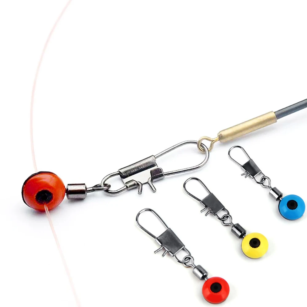 Nnxakjss Space Beans オーバルストッパー コネクター ラインブイ 釣り浮き 鯉釣りアクセサリー Space Beans 100PCS Connector Buoy Pin Fishing Float Line
