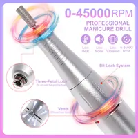 Rechargeable Nail Drill Machine with LCD Display Low Noise, Professional Nail Polish Grinder Nail Accessories Set 2