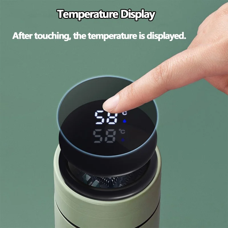 Intelligent Temperature Display Thermal Mug 304 Stainless Steel Thermos Bottle sports water bottle stainless steel cups portable water bottle