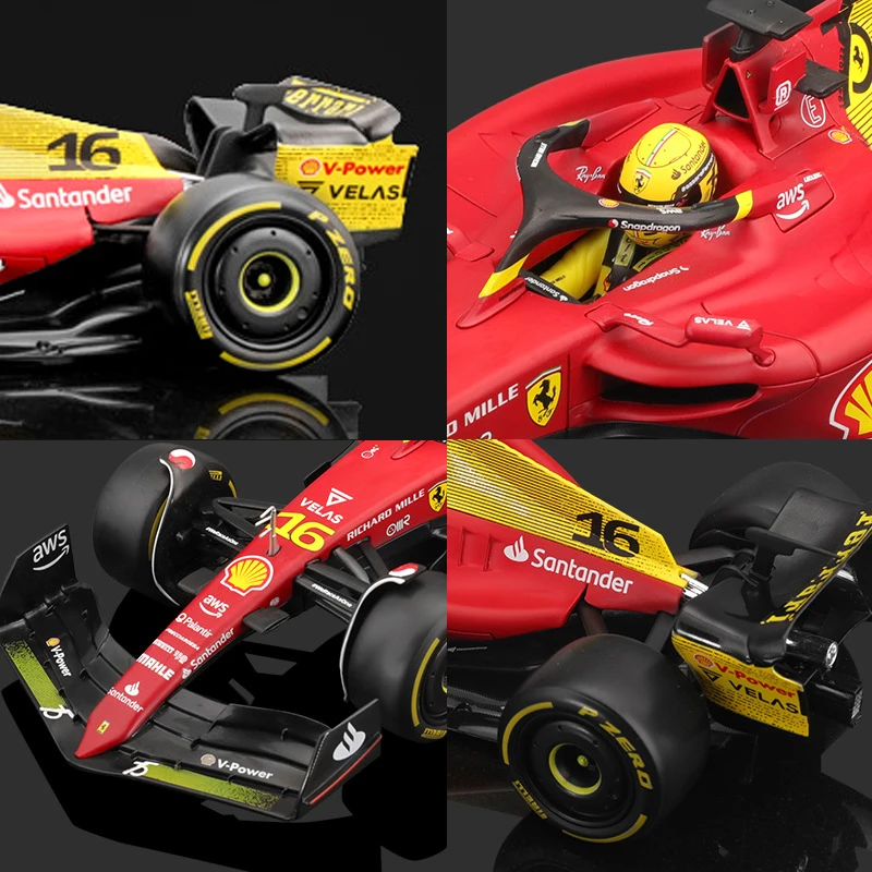 JODIYAAH Bburago 1/18 2022 F1 Scuderia Ferrari F1-75 #16 Charles Leclerc  F1-75 #55 Carlos Sainz Allo…See more JODIYAAH Bburago 1/18 2022 F1 Scuderia