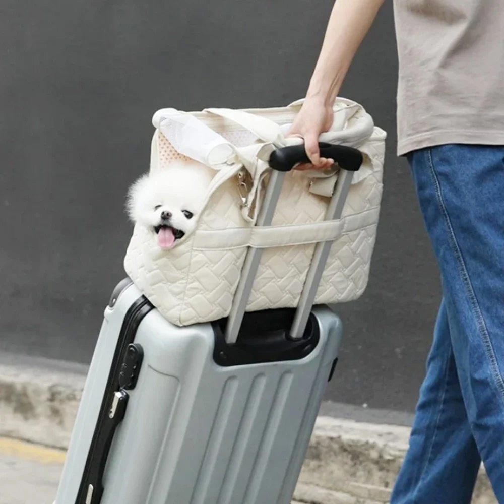 Pet Cat Carrying Bag Escape Free Portable Multi-function Pet Large Capacity Breathable Cross-body Bag Portable Soft