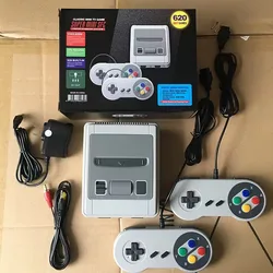 Super Mini SFC Game Consle Built-in 620/621 in 1 Motherboard With Dual Gamepad AV HDMI Output 8Bit TV Game Box Classic SNES