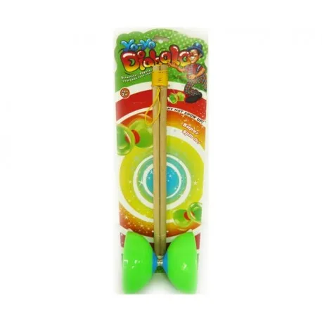 JUEGO DE DIABOLO PALO DE MADERA (35CM.)