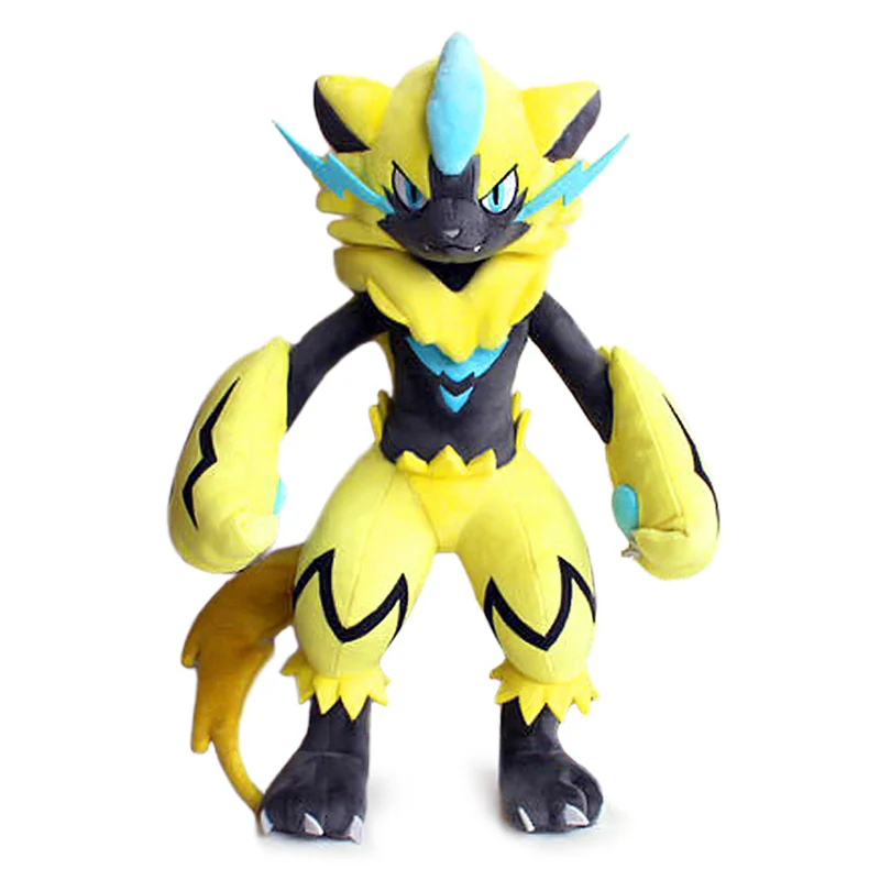 30Cm Di Alta Qualità Pokemon Peluche Bambole Anime Cartoon Figure Kawaii Zeraora Farcito Giocattoli Ragazza Bambini Compleanno Regalo Di Natale