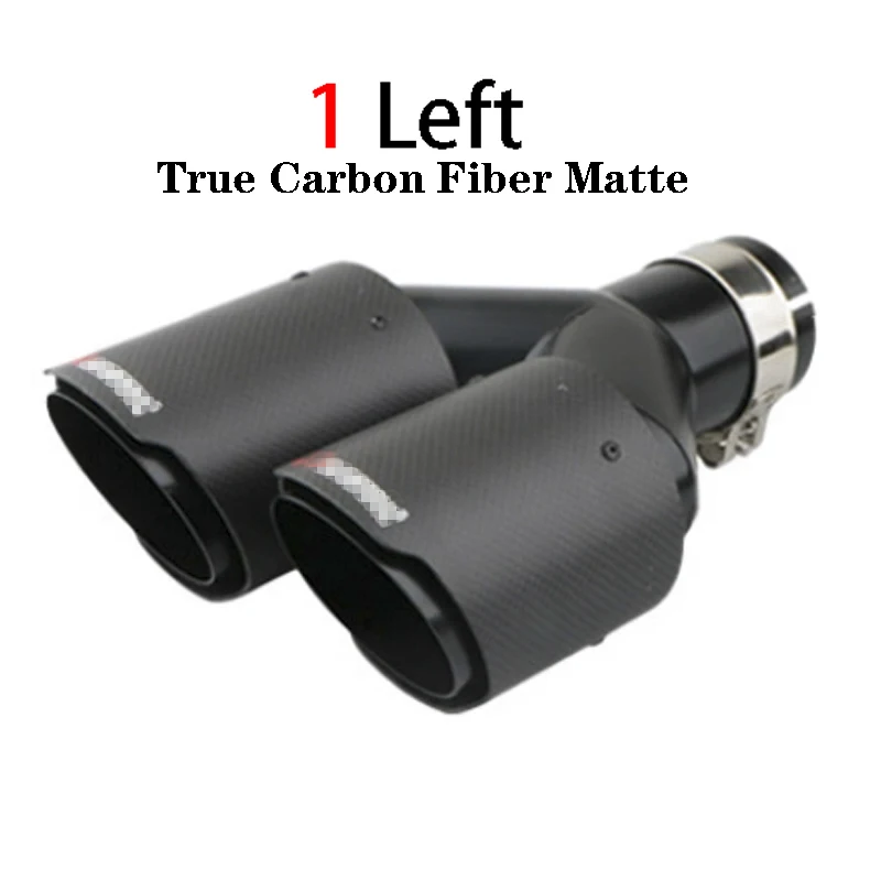 63mm Carbon Fiber Y-Shape Exhaust Tip 2