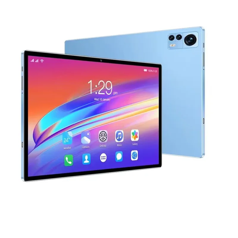 Планшет на Android 12, восемь ядер, экран 10,1 дюйма, 8 ГБ + 64 ГБ