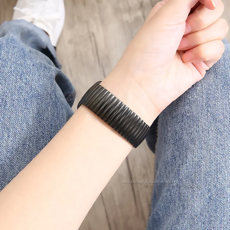 الفولاذ المقاوم للصدأ حزام مطاط مصقول ماتي حزام (ا...