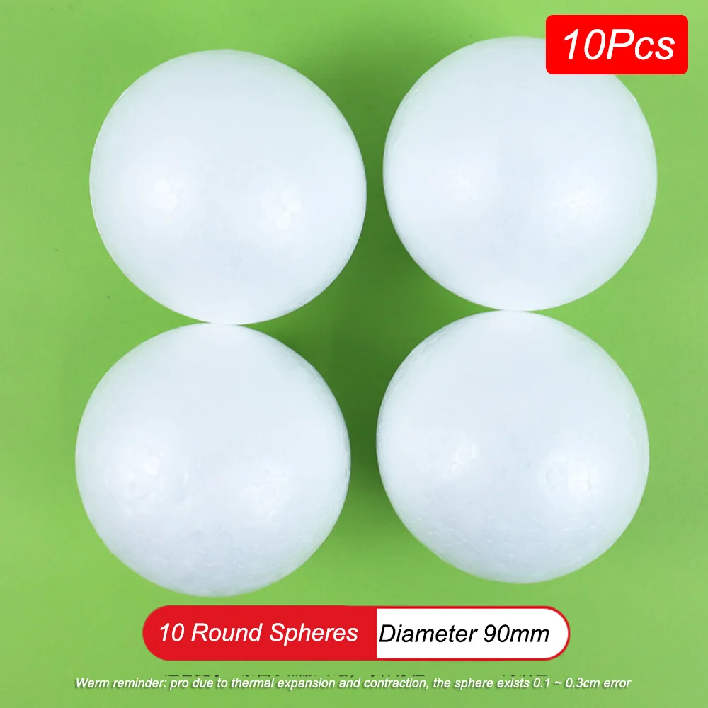 200 Styroporkugeln 1,5cm - Weiß Für Basteln Dekoration Kunst