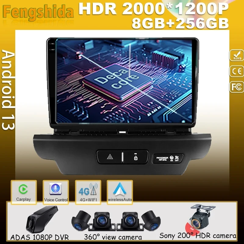 Navigazione Per Auto Android Per Kia Ceed 3 Cd 2018 - 2020 Autoradio No 2Din Player Touchscreen Unità Principale Monitor Bluetooth Stereo