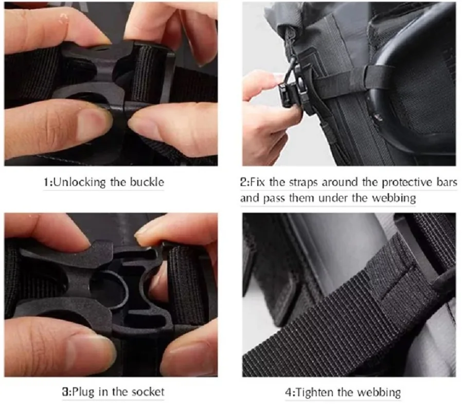 Sacoche Moto Universelle Étanche Fixation Barres de protection - Outils Réparation, BMW, Honda, Suzuki, GS, C2223 - Blinkminds 9 Sacoche Moto Universelle Étanche Fixation Barres de protection - Outils Réparation, BMW, Honda, Suzuki, GS, C2223 - Blinkminds – Image 9